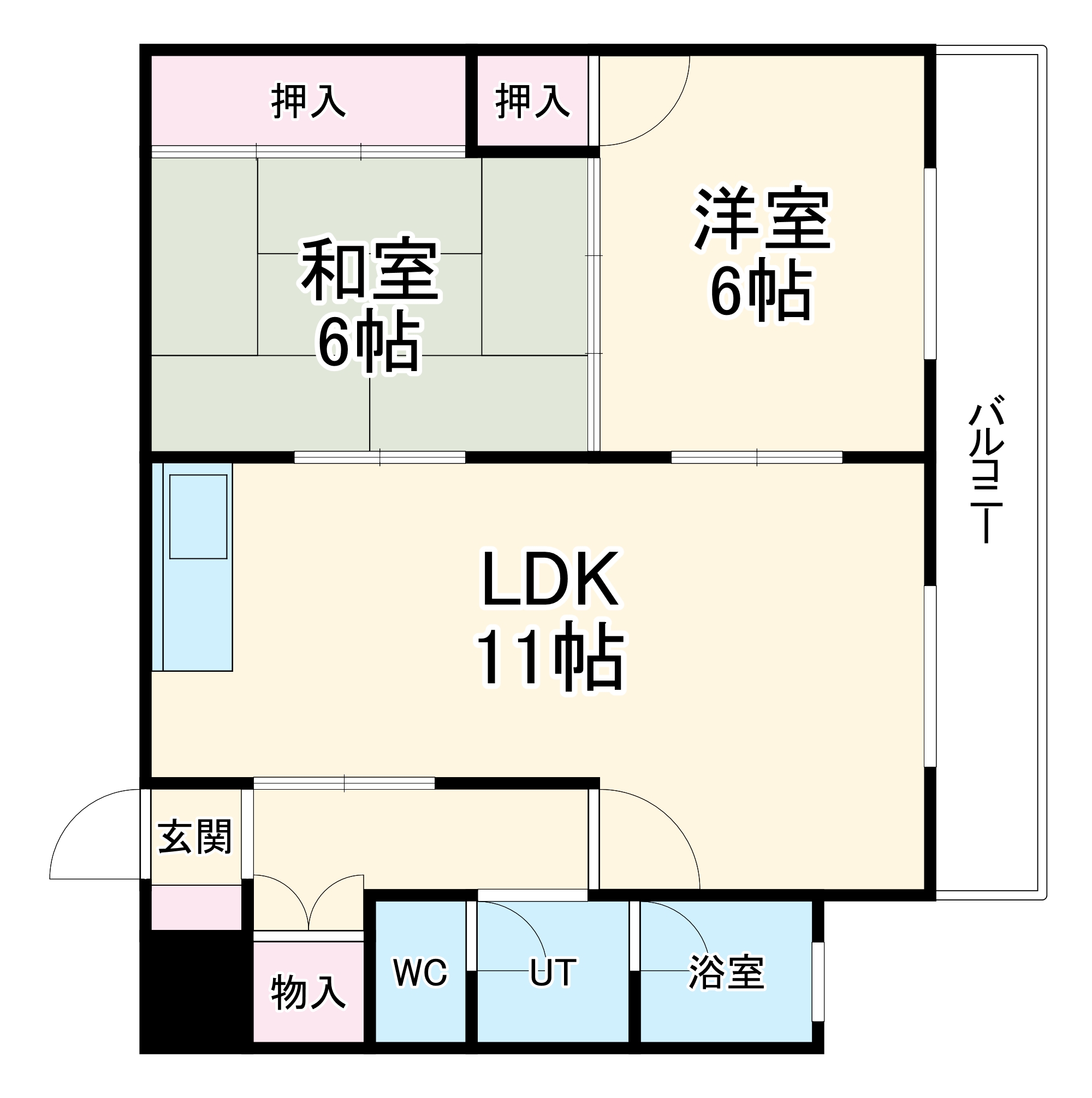 コーポサトウの間取り