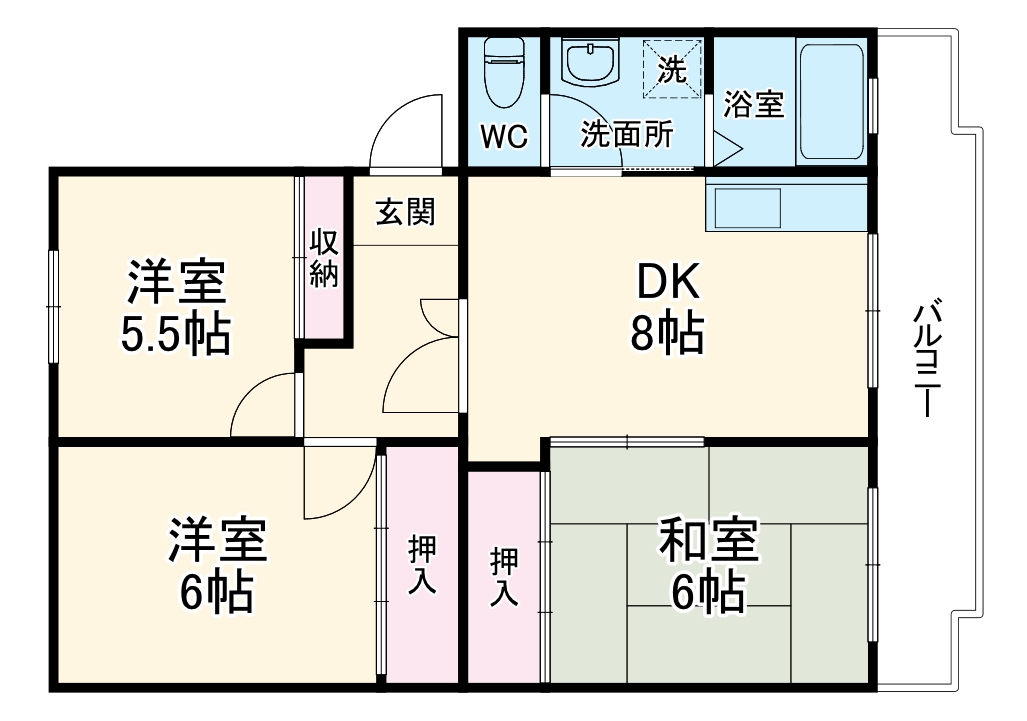 パストラル菅原の間取り