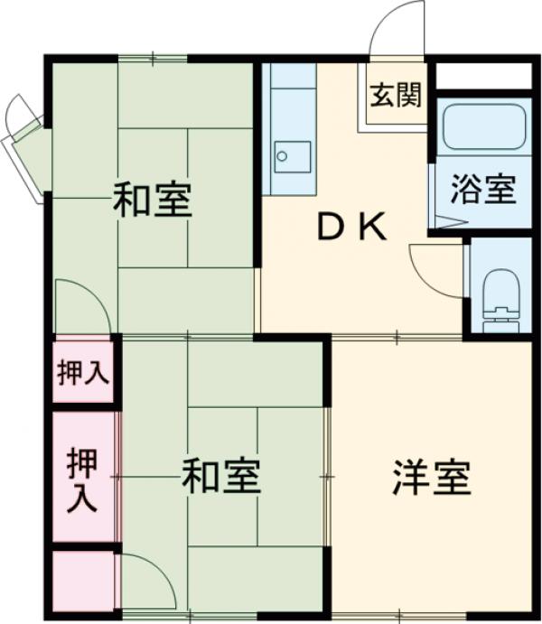 スナオハイツの間取り