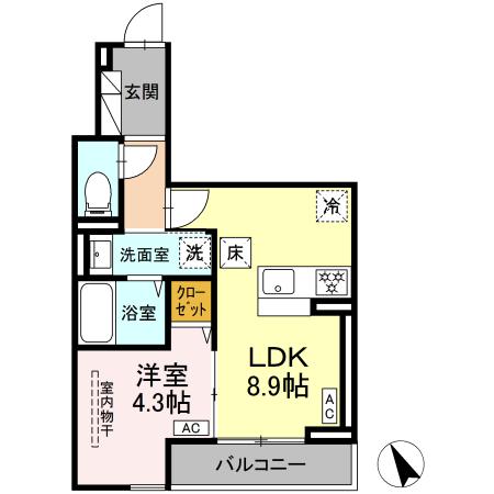 D Paina 鷺沼の間取り