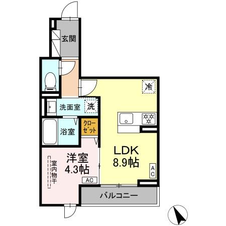 D Paina 鷺沼の間取り