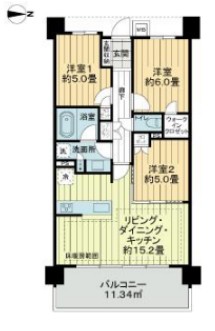 ライオンズ関町北グランヒルズの間取り