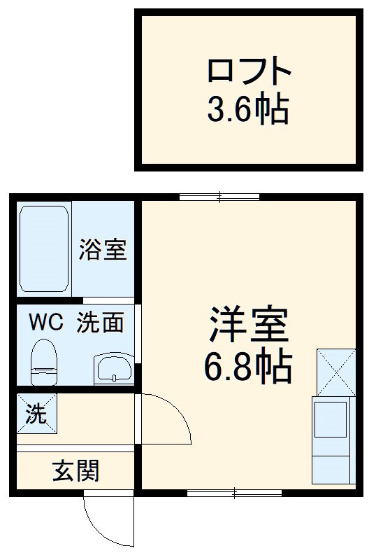 ベイルーム戸塚Ⅱの間取り