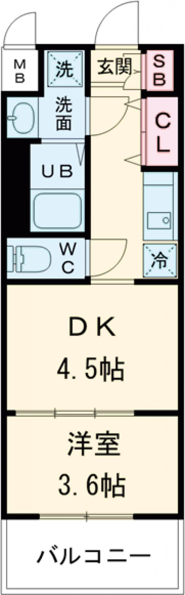 レシオス京都嵯峨野の間取り
