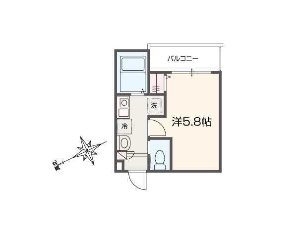 MELLAS鳩ヶ谷Ⅱの間取り