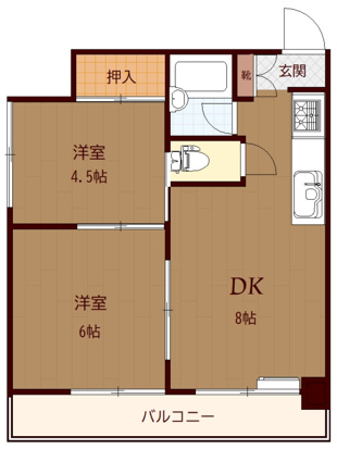 リバーサイドFKの間取り