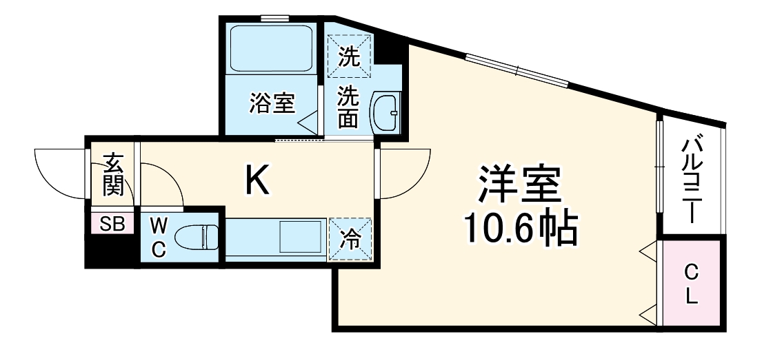 ハピネス北田町の間取り