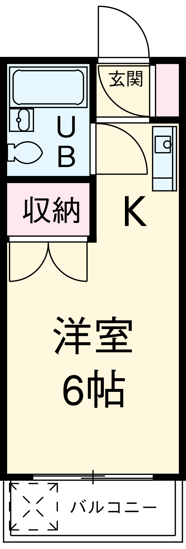 エースハイツ綾部の間取り