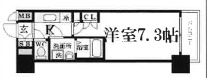 エスリード烏丸五条駅前の間取り