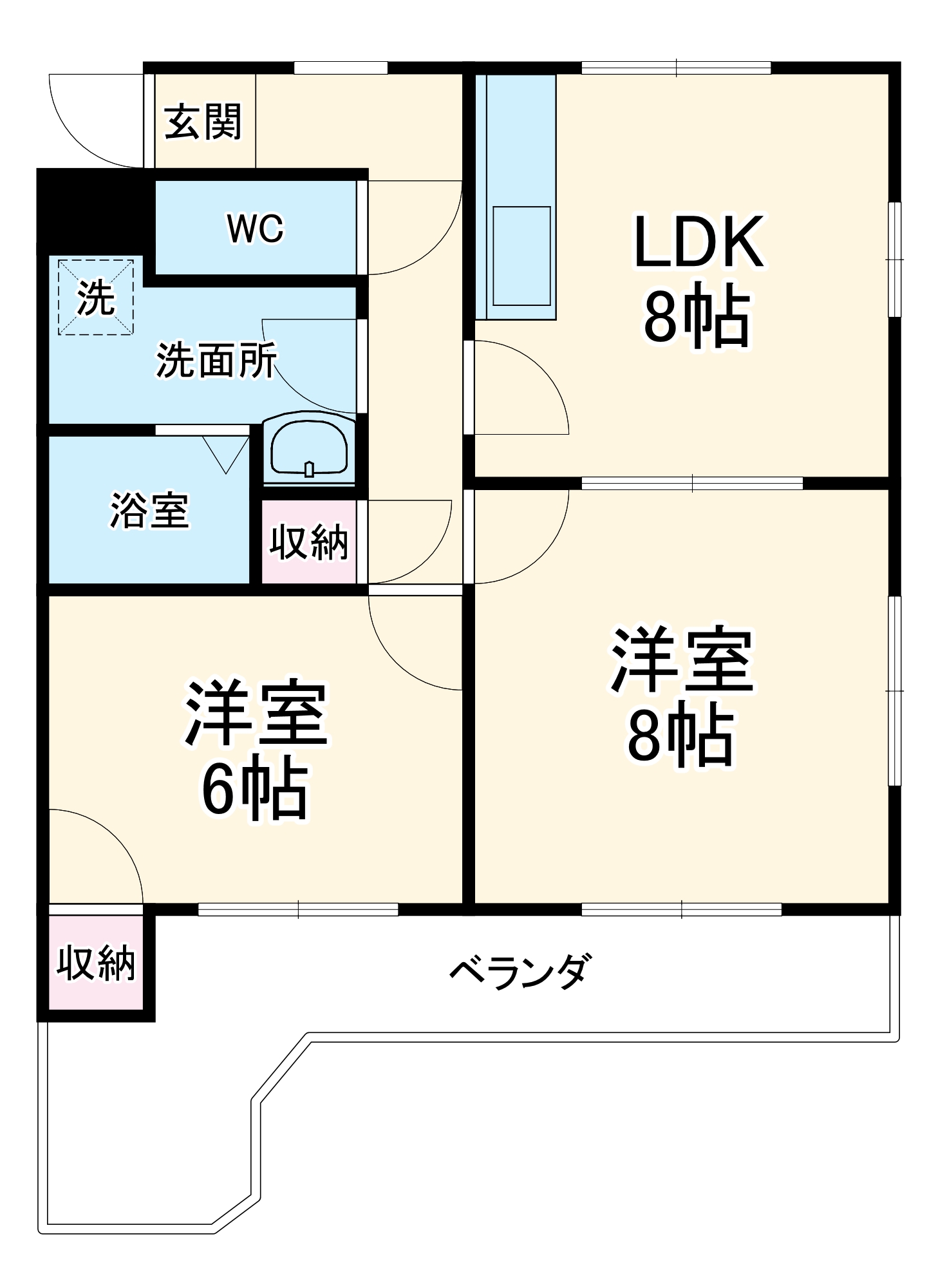 シンシアⅡの間取り