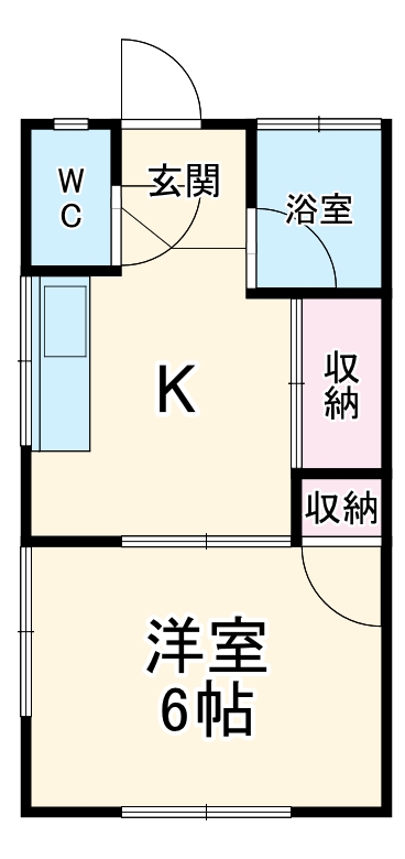 大森台アパートの間取り
