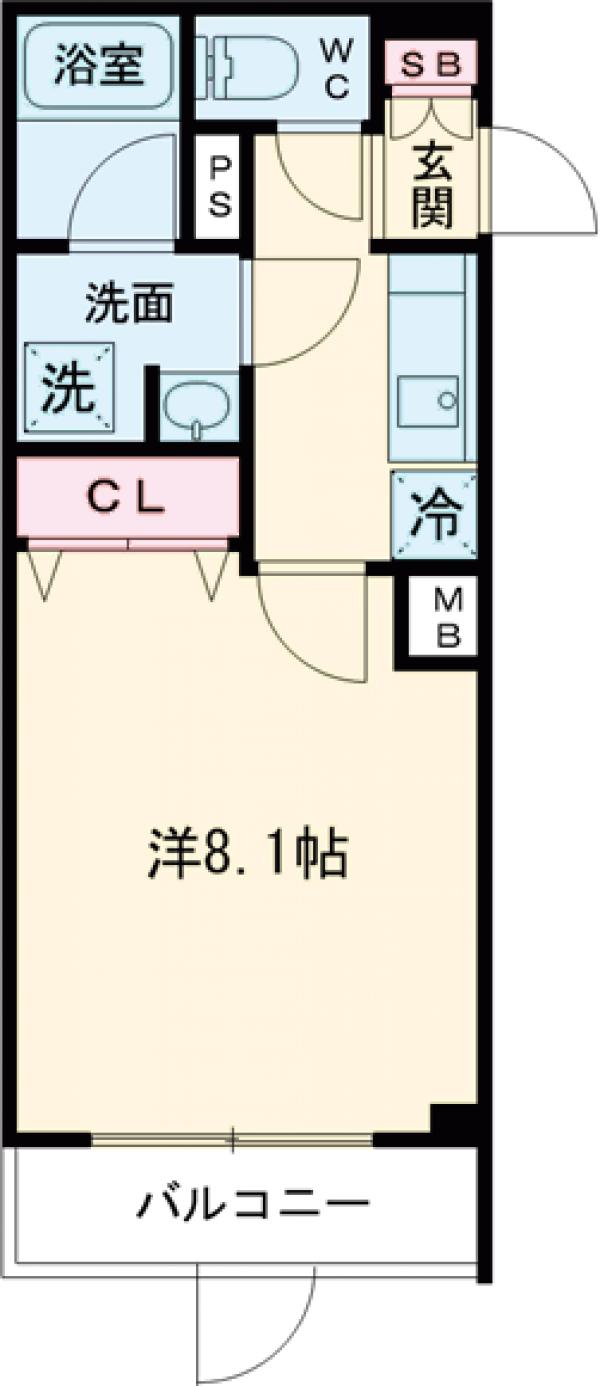 リライア西調布の間取り