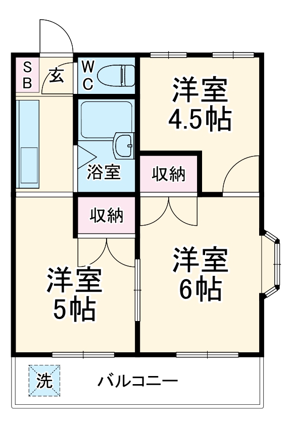メゾン美住の間取り