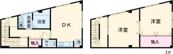 東向島3丁目戸建ての間取り