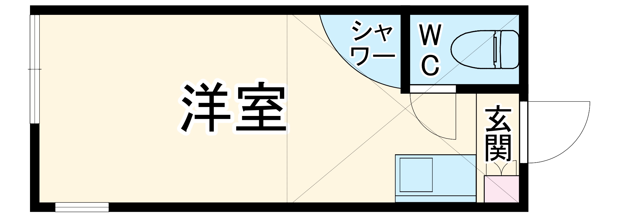 ユナイト西谷リンドバーグの丘の間取り