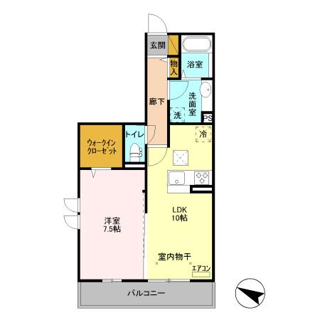 ソラーレ 壱番館の間取り