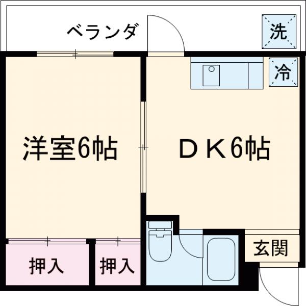 コスモスマンションの間取り