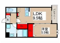 Ｅｄｇｅｗａｔｅｒ　Ｍｏａｎａの間取り