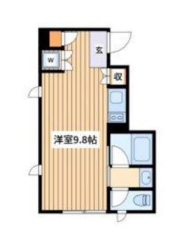 ビューハイツ暁の間取り
