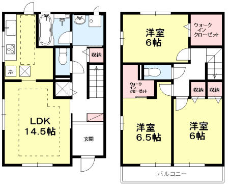 コモレビ大蔵Ⅰの間取り