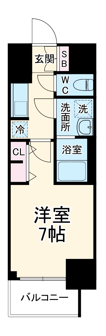 S-RESIDENCE熱田Ⅱの間取り