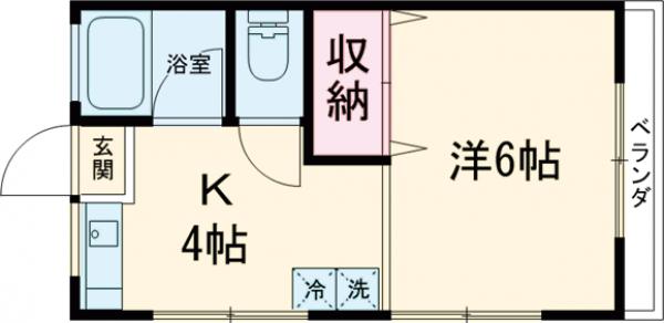 コーポペガサスの間取り