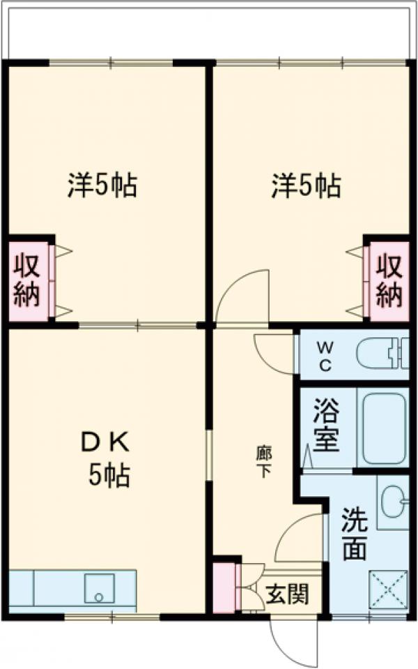 第一下田ハイツの間取り