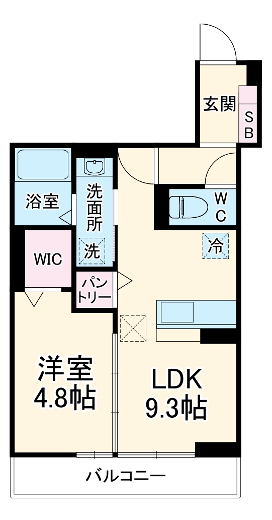 D Paina 鷺沼の間取り