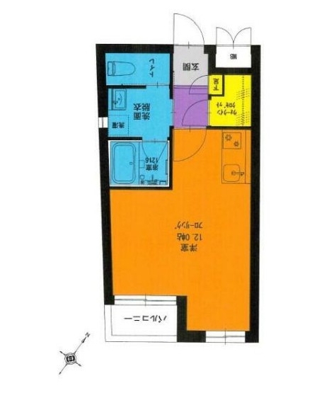 第7丸仙ハイツの間取り