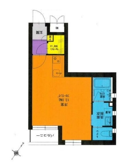 第7丸仙ハイツの間取り