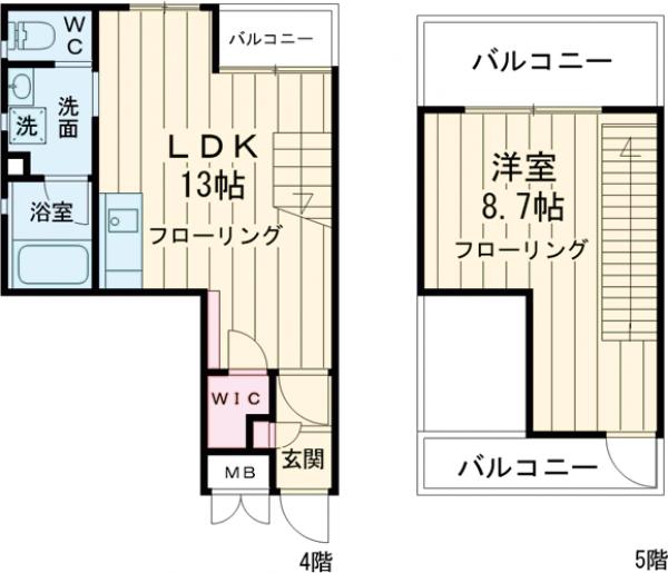 第7丸仙ハイツの間取り