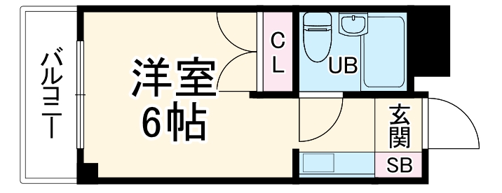 江坂ハイツ8の間取り