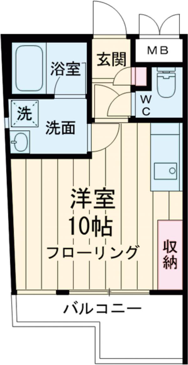 第7丸仙ハイツの間取り