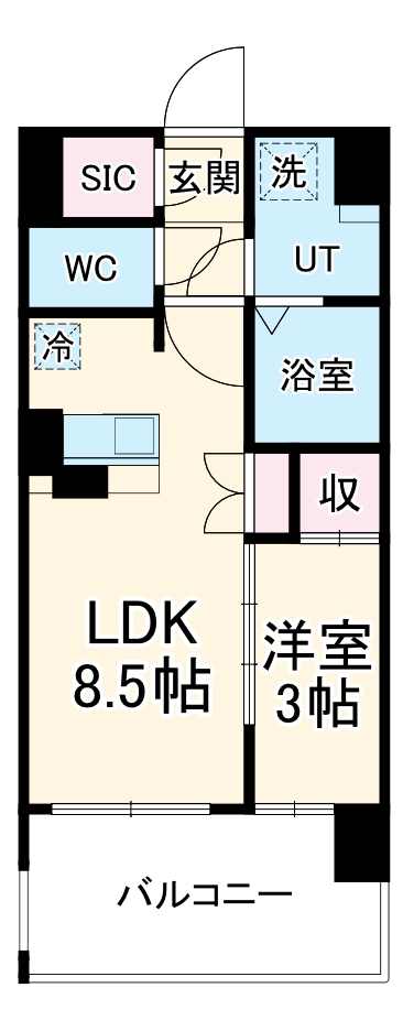 アーバンパーク御幣島の間取り
