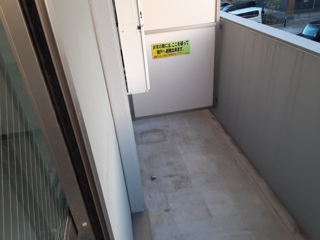 12/25 バルコニー