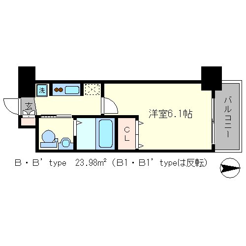 エステムプラザ京都御所ノ内REGIAの間取り