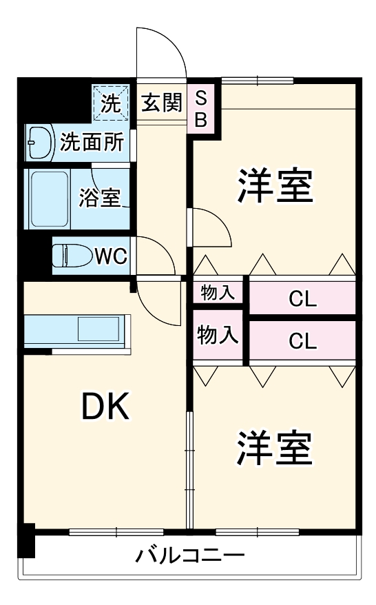コンフォート和泉の間取り