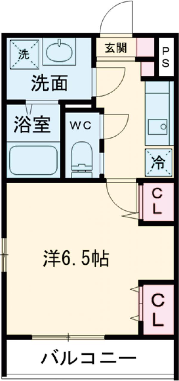 宝町の完工年月(2026年7月)築の賃貸アパートの間取り