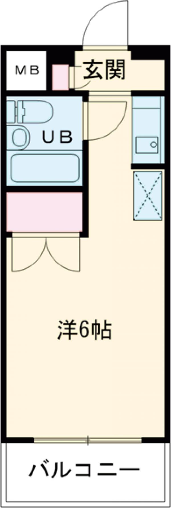 KOGANEI CRYSTAL MANSIONの間取り