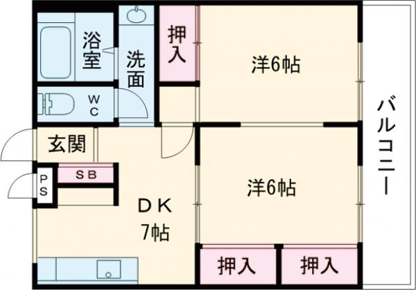 パークヴィラの間取り