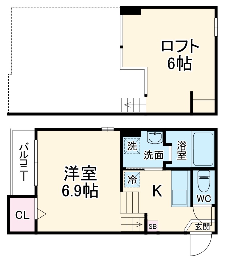 メゾンティエドゥールの間取り
