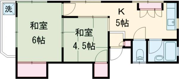 フレンドリープラザⅠの間取り