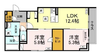 D-ROOM分梅の間取り