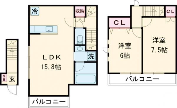 サンライズ池袋の間取り