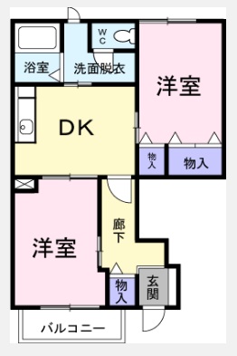 さくらヒルズの間取り