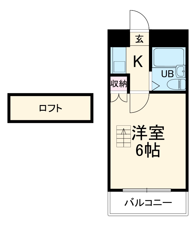 レオパレス21中村公園第3の間取り