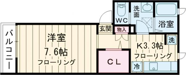 パークアヴェニュー井の頭の間取り