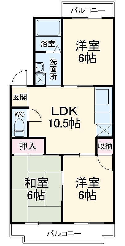 長谷川ビルの間取り