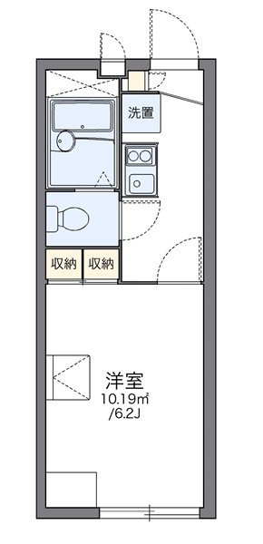 レオパレス綾部の間取り