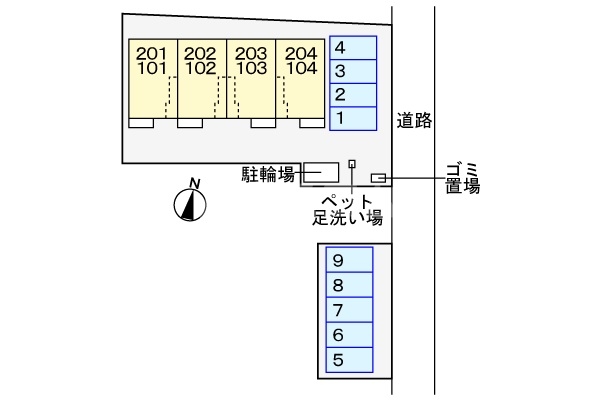 2/8 駐車場